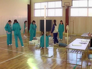 Japanese college girls getting fucked by their perverted professor during a XXX-rated orgy in Tokyo!